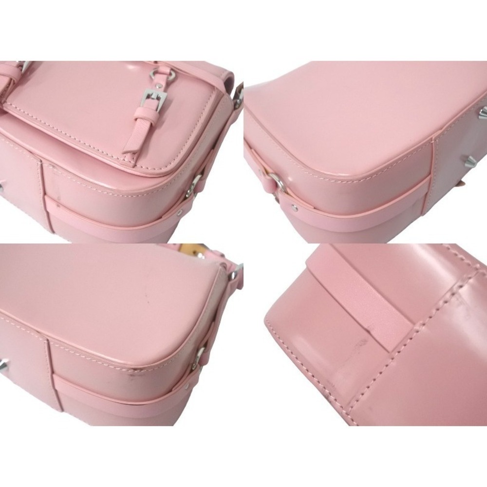 Dior Christian handbag patent pink era Galliano leather - Picture 8 of 10